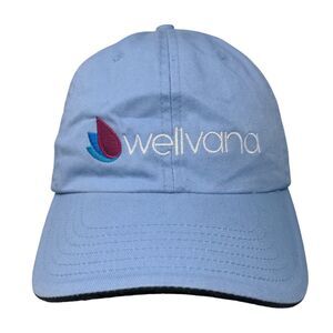 Wellvana Slideback Hat Blue One Size Adjustable Embroidered Fersten Worldwide